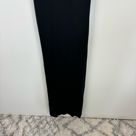 Skims Black Open Back Detail Maxi Slip Dress Lounge Bodycon - Picture 5 of 6